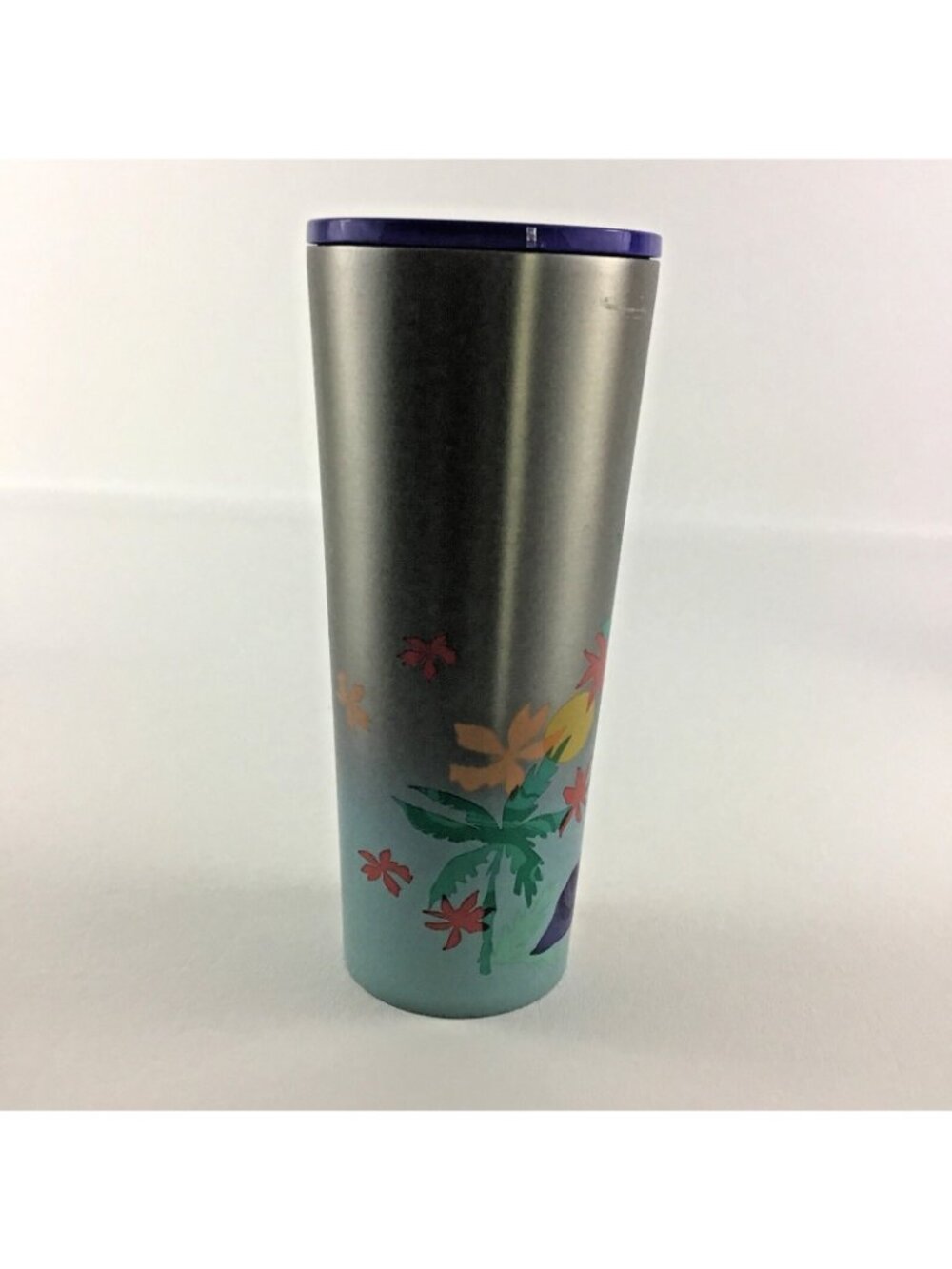 Starbucks 2020 Summer Stainless Steel Tumbler Mermaid Beach Palm Venti 24oz - Picture 4 of 6